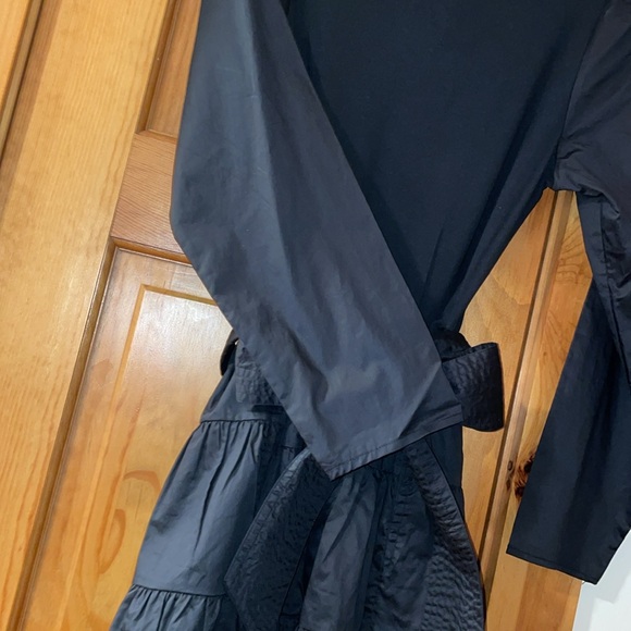 Boutique Black Dress Karina Grimaldi Alma Mini Spandex Sexy Evening Luxury Large - Picture 7 of 8